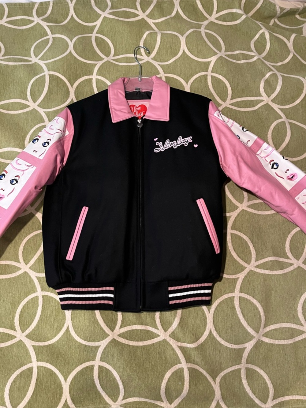 I Love Lucy  Authentic Varsity/Leather Jacket Size M